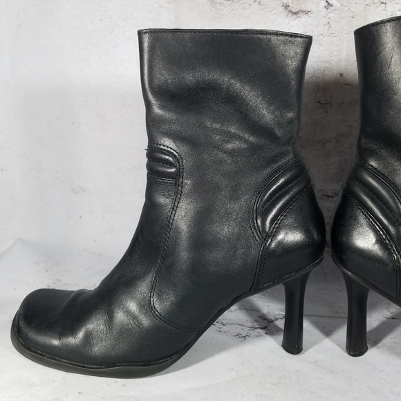 Victoria Spenser Ankle Boots Women 8.5 Black Leath - Picture 6 of 8